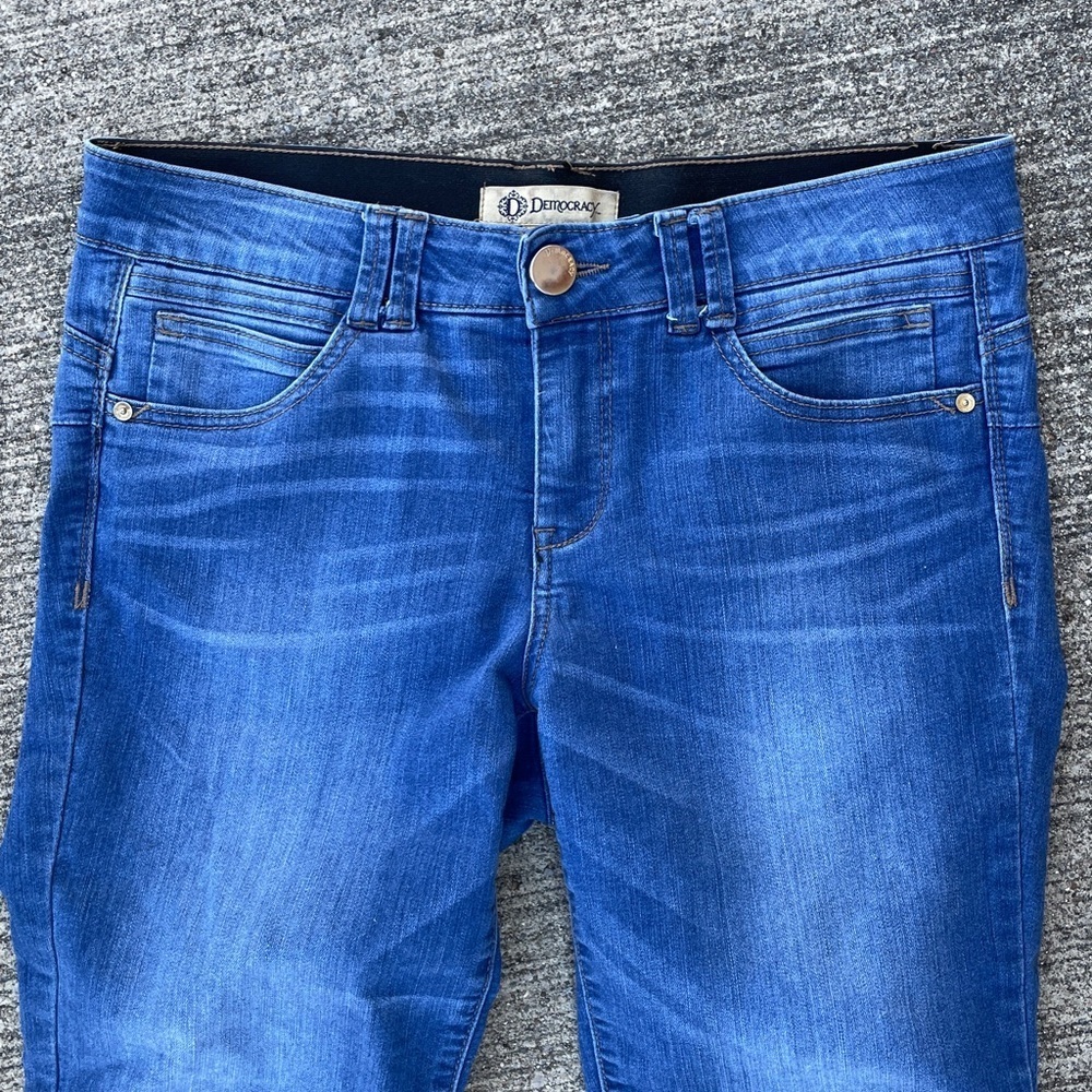 Democracy Ab Technology size 10 womens skinny straight tapered jeans - Picture 2 of 4